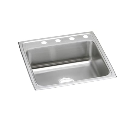 Pacemaker Stainless Steel 22 X 22 X 7-1/8 Single Bowl Top Mount Sink